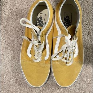 Yellow Vans size 9 Woman’s